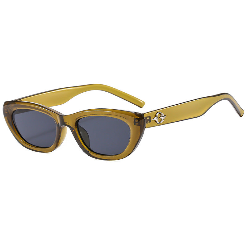 Damen exklusive Cat-Eye-Sonnenbrille mit stilvollen Details Karnz