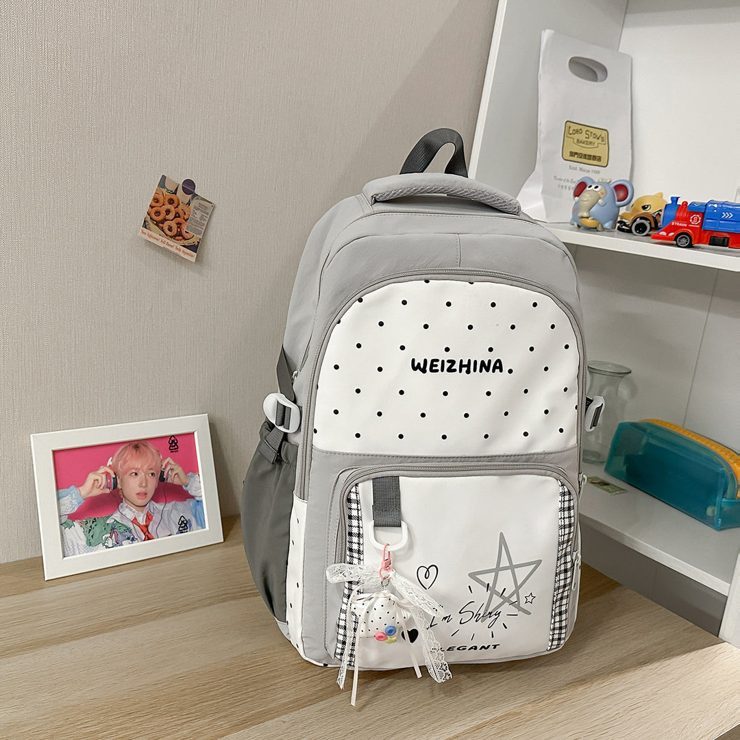 Trendige gepunktete Rucksack Karnz 1791204846