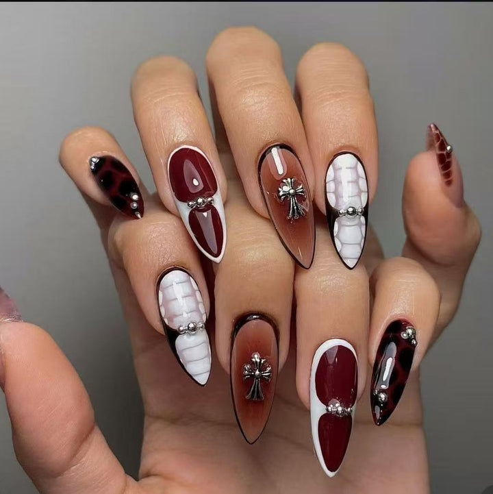 Künstlerisches Stiletto-Nail-Design