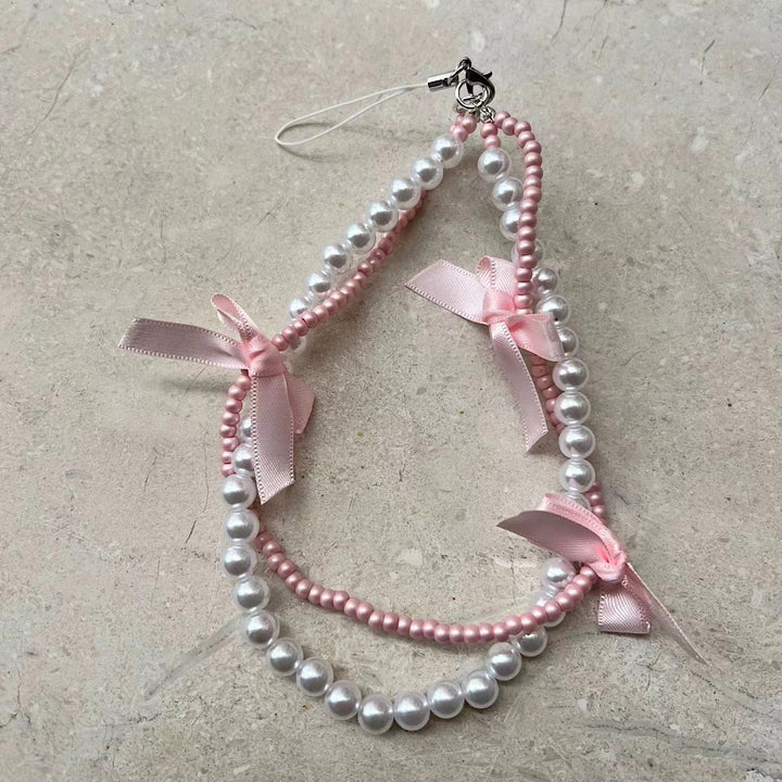Elegante Perlenbesetzte Handy-Lanyard Karnz