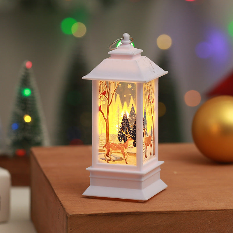 Nostalgische Weihnachtslaterne mit LED-Leuchte Karnz