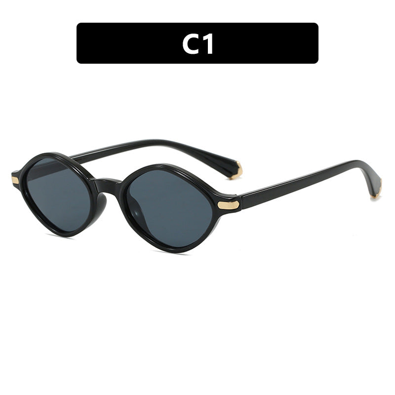 Damen modische Sonnenbrille mit einzigartigem Design und hochwertigem Metallrahmen Karnz