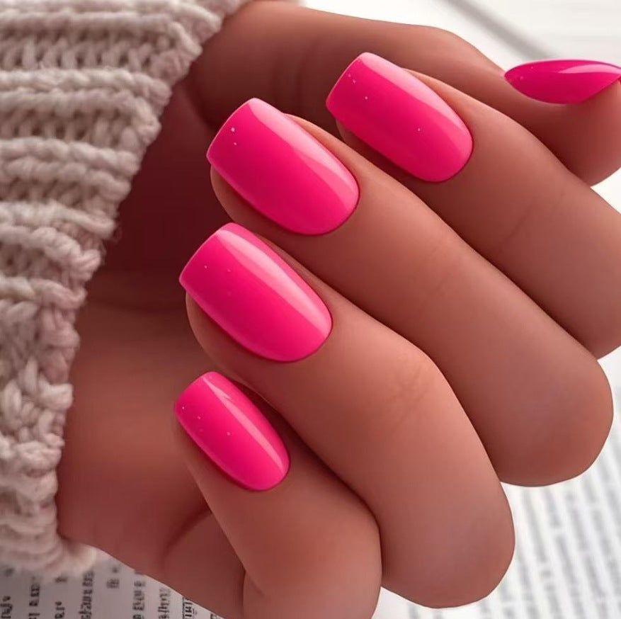 Glänzende Pediküre Nagelkunst Karnz