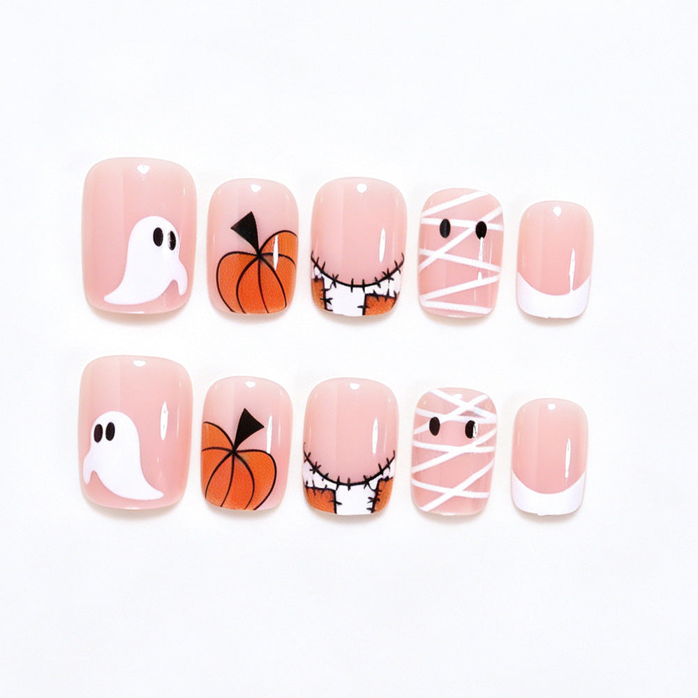 Halloween-Themen Press-On Nagelkunst Karnz