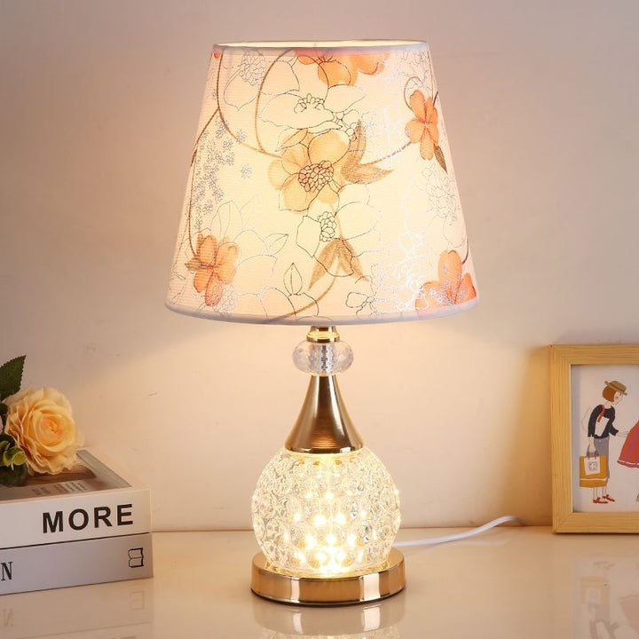 Stylische Kristall-Tischlampe