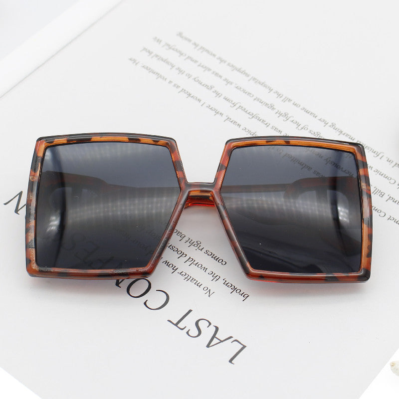 Damen quadratische Sonnenbrille mit luxuriösem Rahmen Karnz