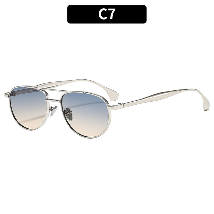 Vintage-inspirierte Piloten-Sonnenbrille