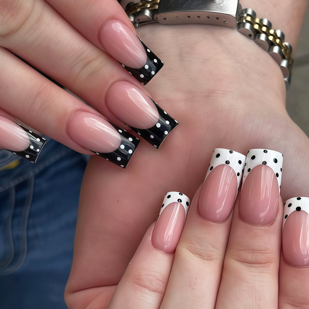 Stylische Polka Dot Nagelkunst Tipps Karnz
