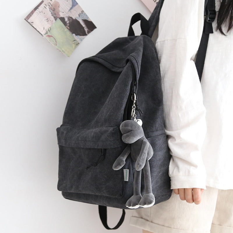 Weicher Canvas Alltags-Rucksack Karnz