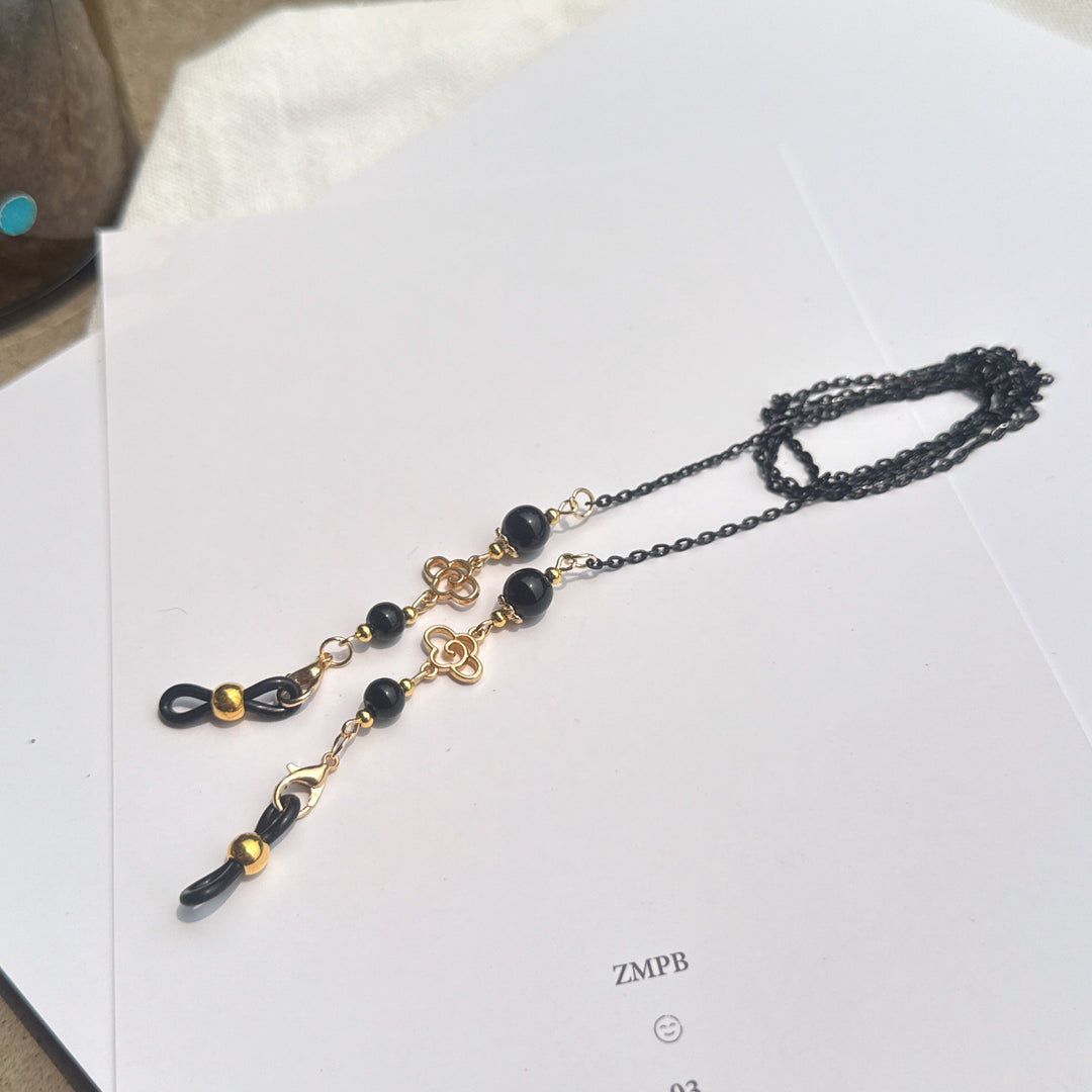 Elegante Lange Anhänger-Halskette mit Perlenakzenten Karnz