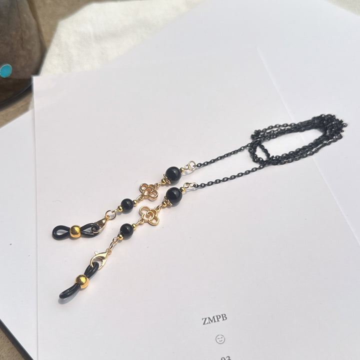 Elegante Lange Anhänger-Halskette mit Perlenakzenten Karnz