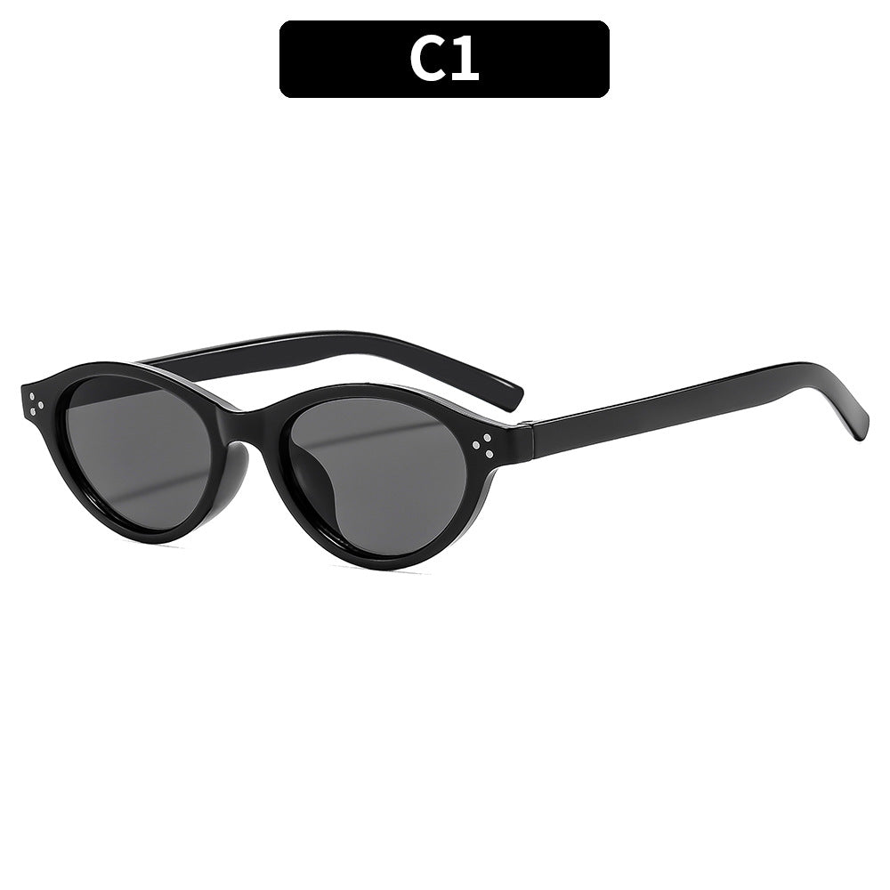 Retro Katzenaugen Sonnenbrille Modischer Stil