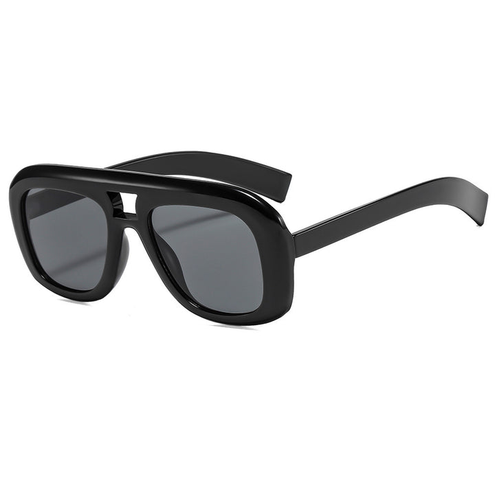 Übergroße moderne rechteckige Sonnenbrille Karnz