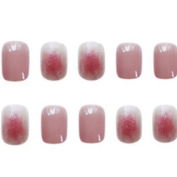 Elegantes Funkelndes Press-On Nagelset