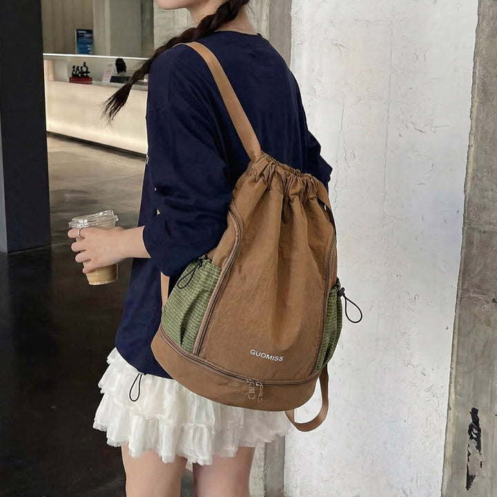 Vielseitiger Drawstring Sport Rucksack Karnz