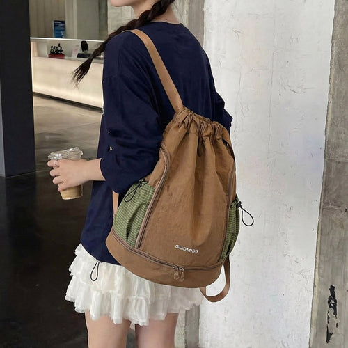 Vielseitiger Drawstring Sport Rucksack Karnz