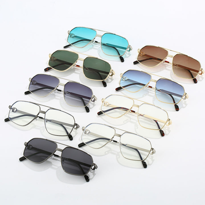 Stylische Rechteckige Brille Karnz
