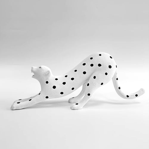 Dekorative Geparden Kunstskulptur