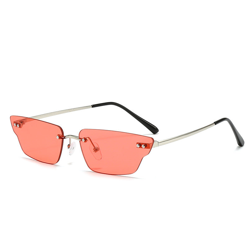 Damen futuristische geometrische Sonnenbrille Karnz