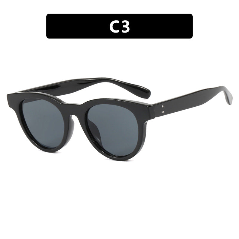 Damen stilvolle Sonnenbrille im trendigen Retro-Design Karnz