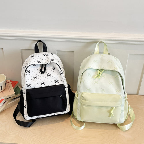 Niedlicher Alltagsrucksack mit Aufgestickten Schleifen Karnz