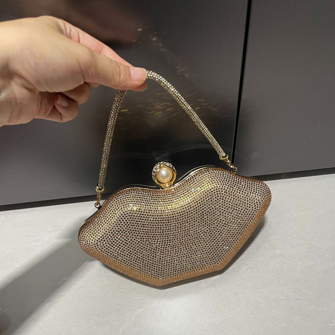 Elegante Perlen-Clutch
