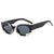 Damen Designer-Sonnenbrille mit einzigartigem, skulpturalem Rahmen Karnz
