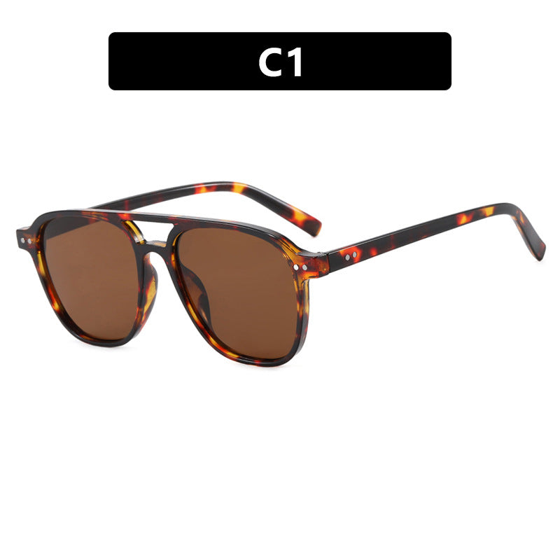 Damen moderne quadratische Sonnenbrille mit robustem Design und UV-Schutz Karnz