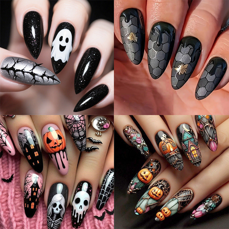 Halloween-Themen Gruselig Nagelkunst Karnz
