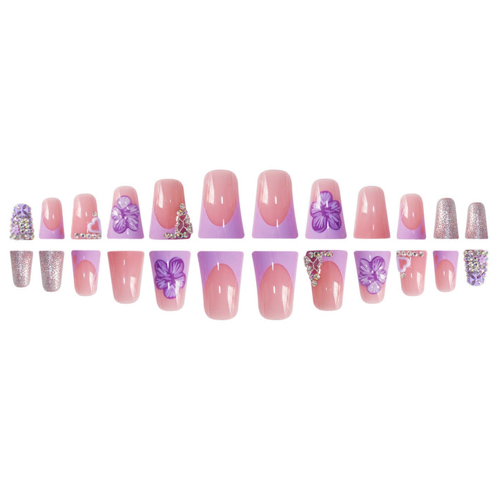 3D Floral Art Nagelset Karnz
