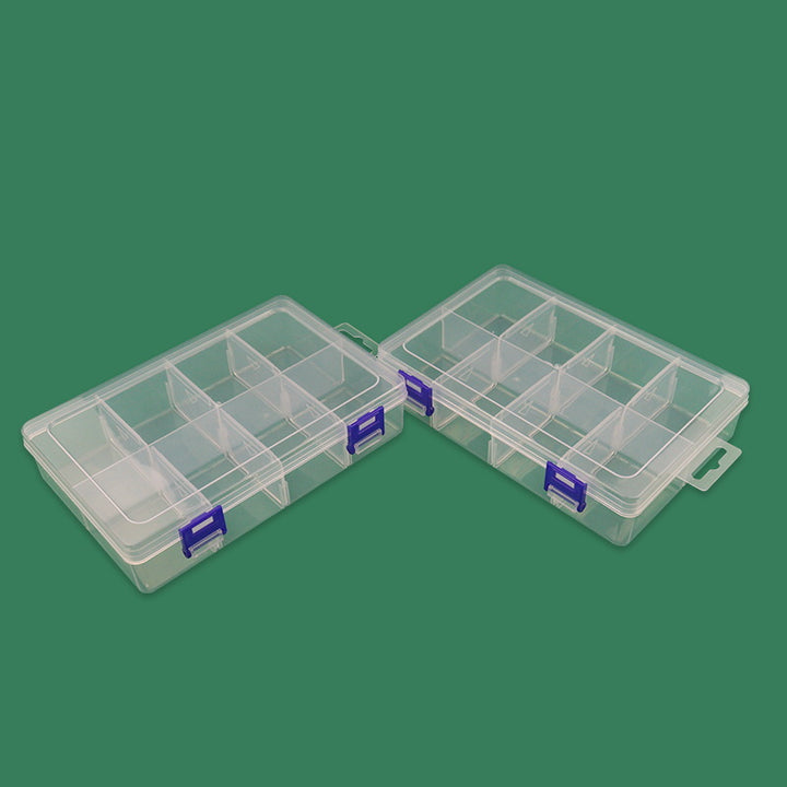 Multi-Compartment Craft Supply Storage Box mit sicheren Riegeln Karnz