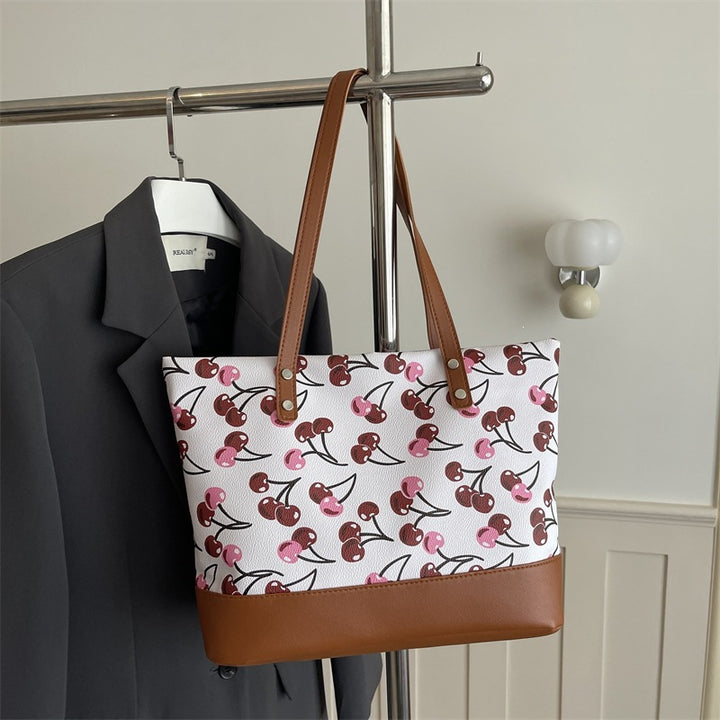 Verspielt bedruckte Canvas-Tasche Karnz