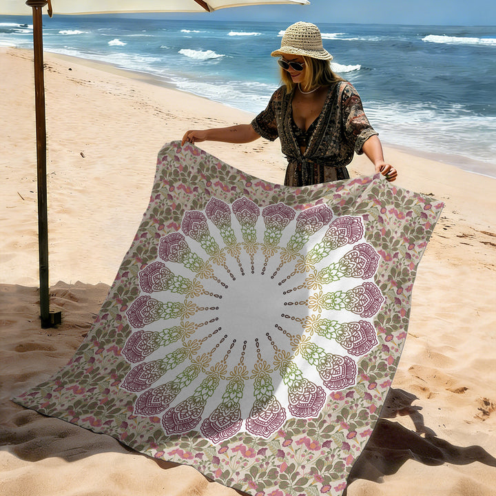 Mandala Design Strandmatte Karnz