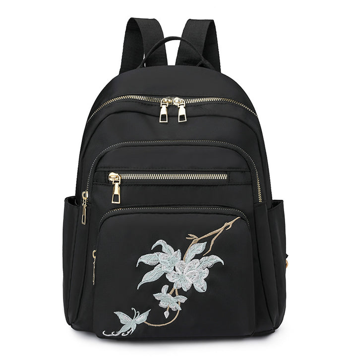 Bestickter Mehrfach-Taschen Rucksack