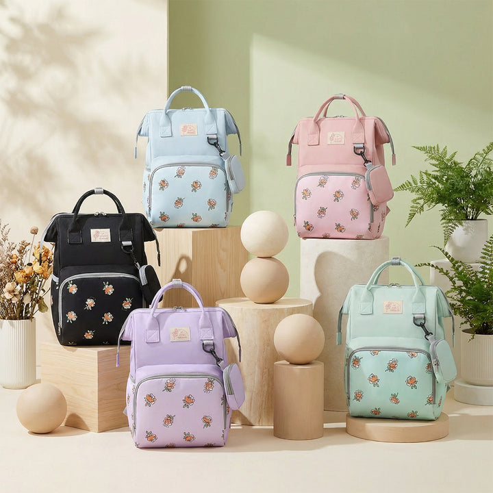 Stilvoller Rucksack mit floralem Muster Karnz