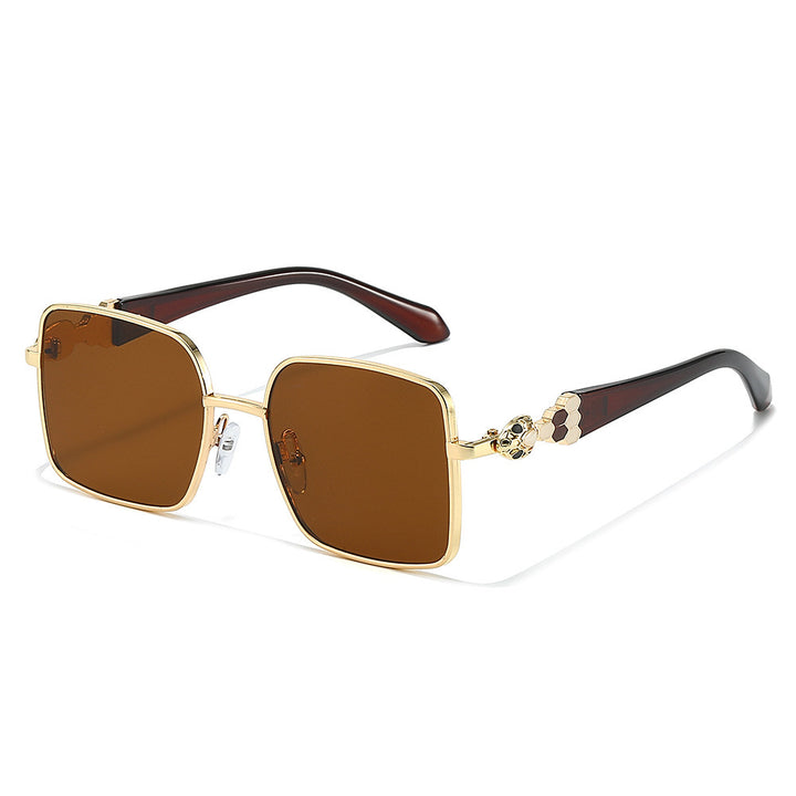 Chic Dekorative Quadratische Rahmen Sonnenbrille Karnz