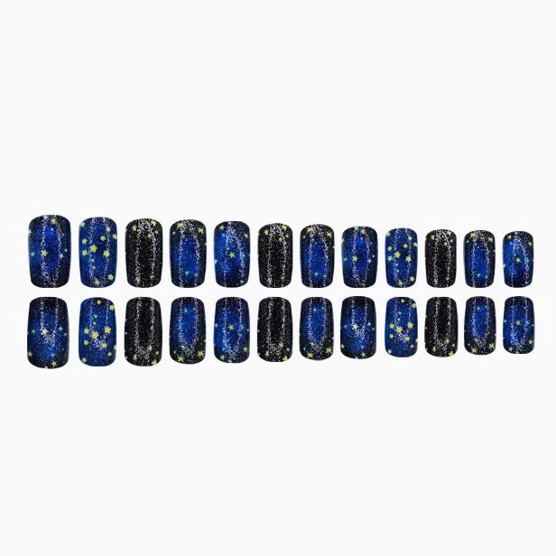 Himmlische Galaxie Nagelkunst Karnz