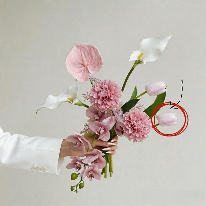 Elegante Synthetische Blumenstrauß