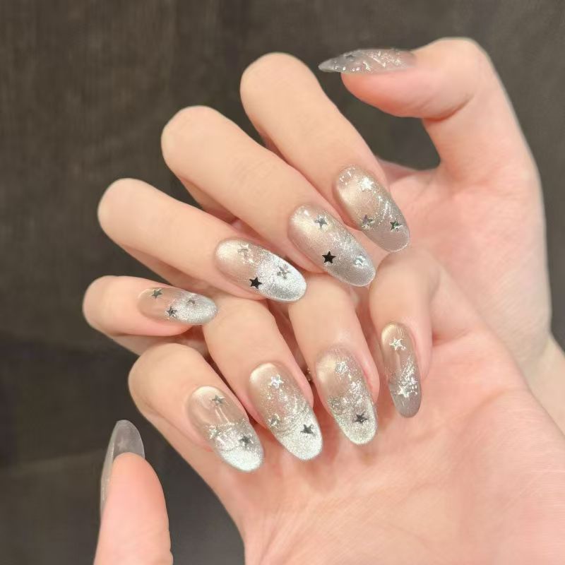 Premium Glitter Press-On Nail Tips Karnz