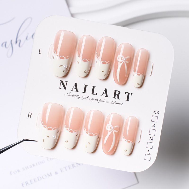 Niedliches tierisches Press-On Nagelkunst Set Karnz