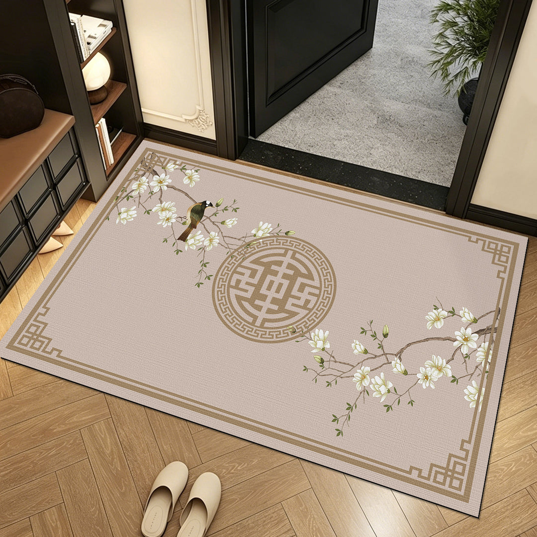 Eleganter orientalischer gemusterter Eingangsbereichsteppich