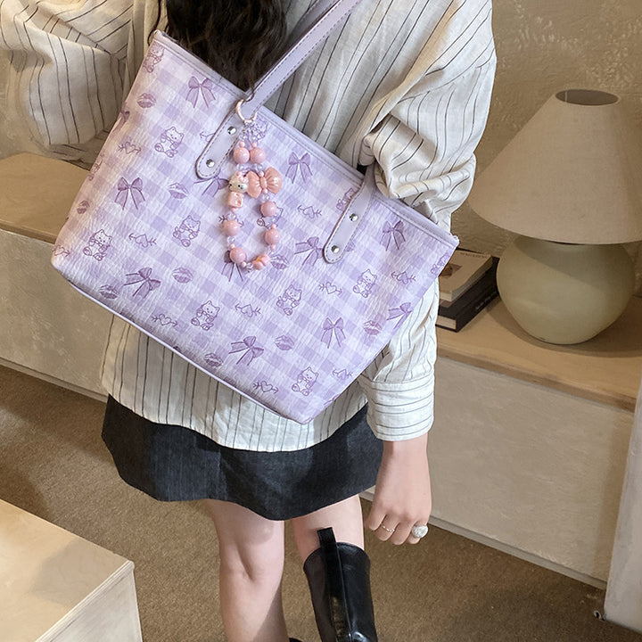 Chic Floral Gemusterte Tragetasche Karnz