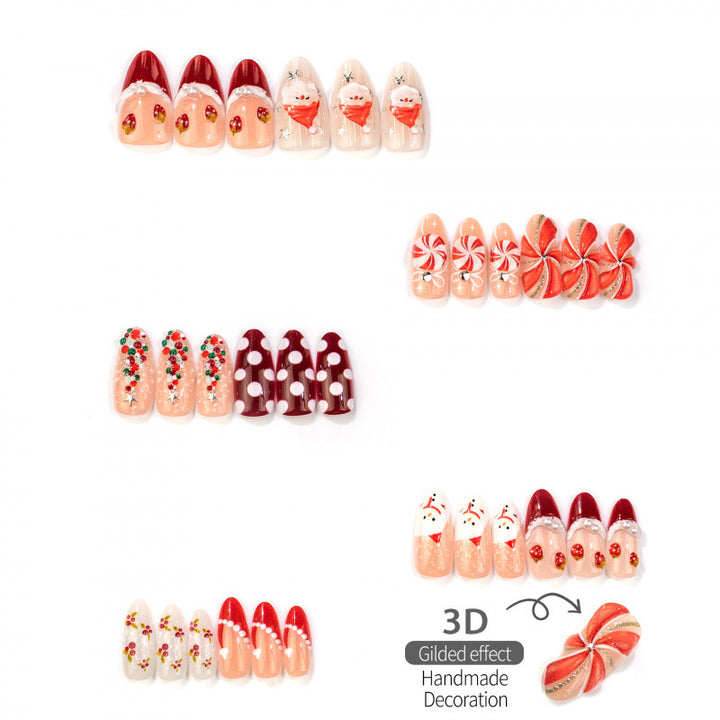 Urlaubs-Themen Festliche Press-On Nagelset