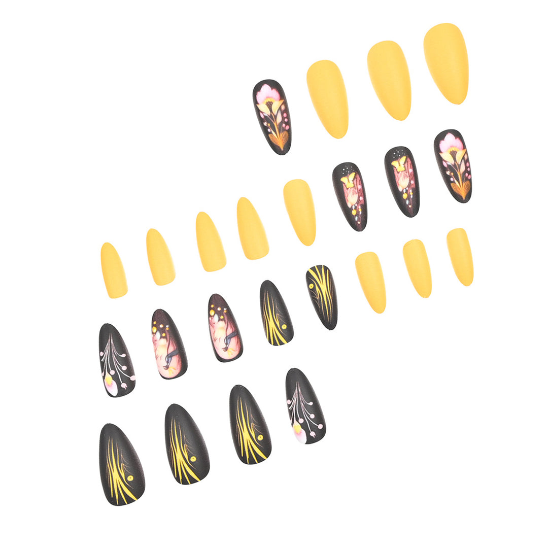 Artistic Long Nail Design
