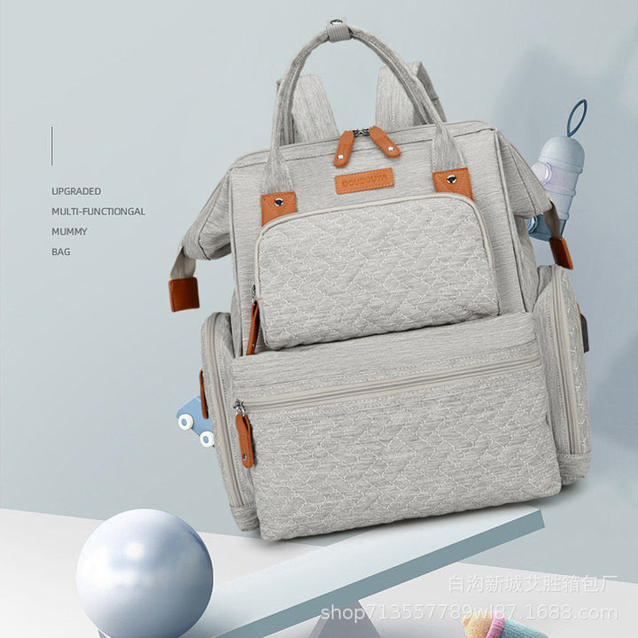 Stylische Multi-Pocket Wickeltasche Karnz