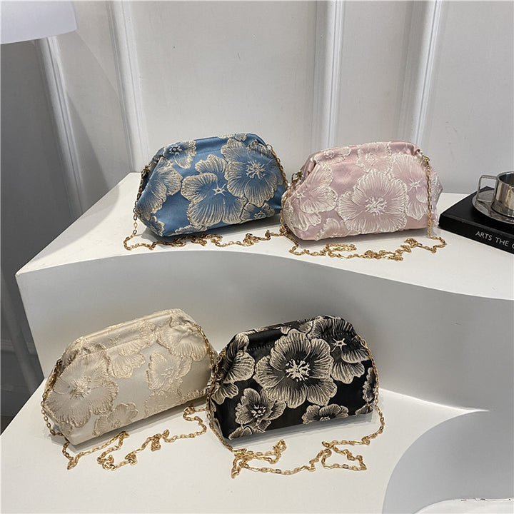 Florale Verzierte Abendtasche Karnz