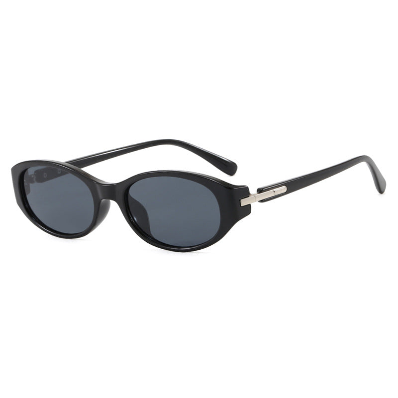 Damen cat-eye Sonnenbrille mit robustem Rahmen und polarisierenden Gläsern Karnz