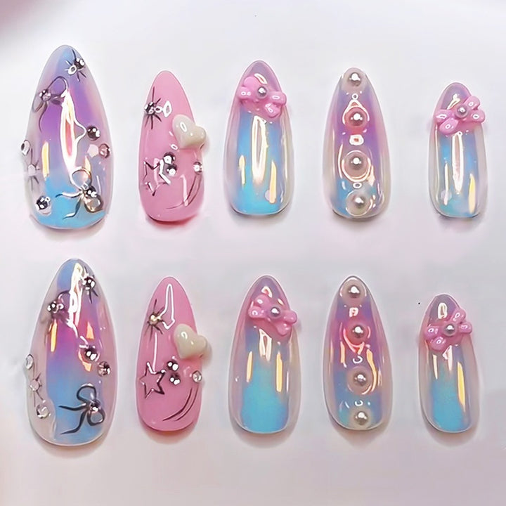 Luxus Künstliche Nagelset Karnz