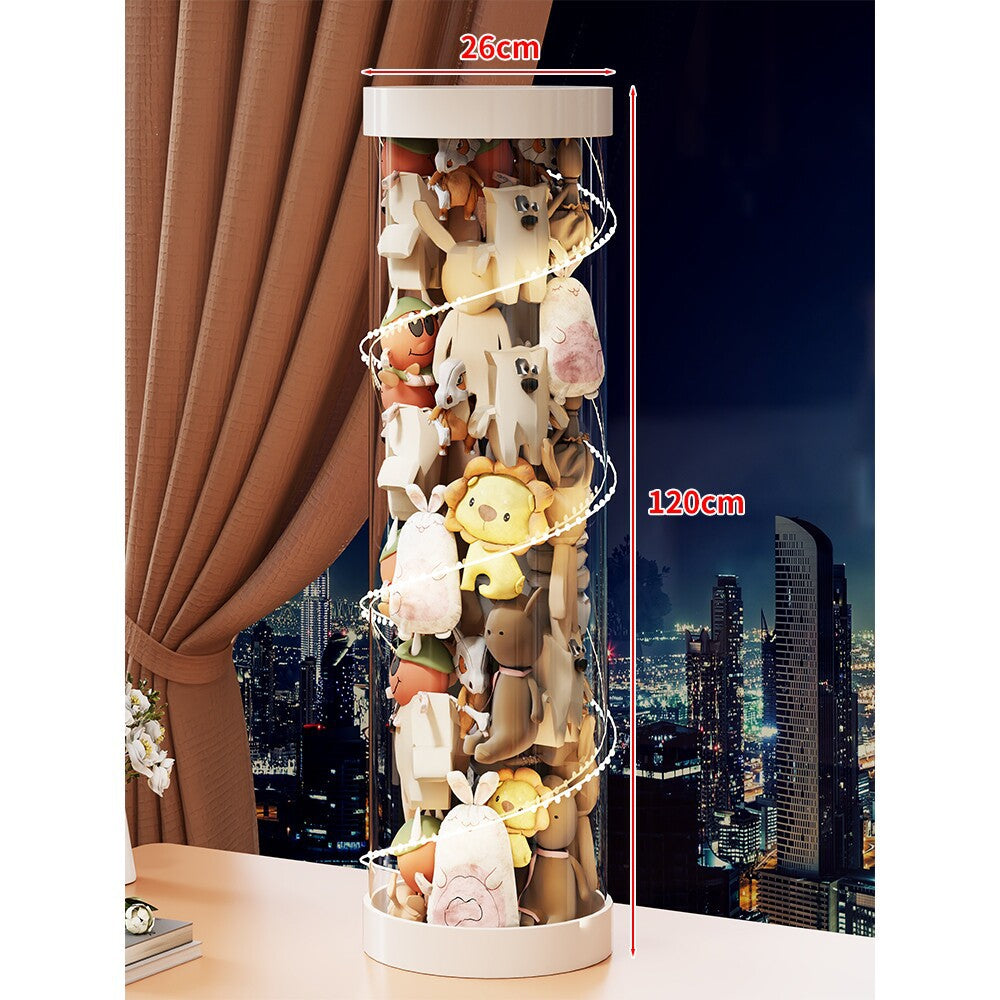 Hohe klare Acryl-Plüschspielzeug-Display-Turm-Organizer