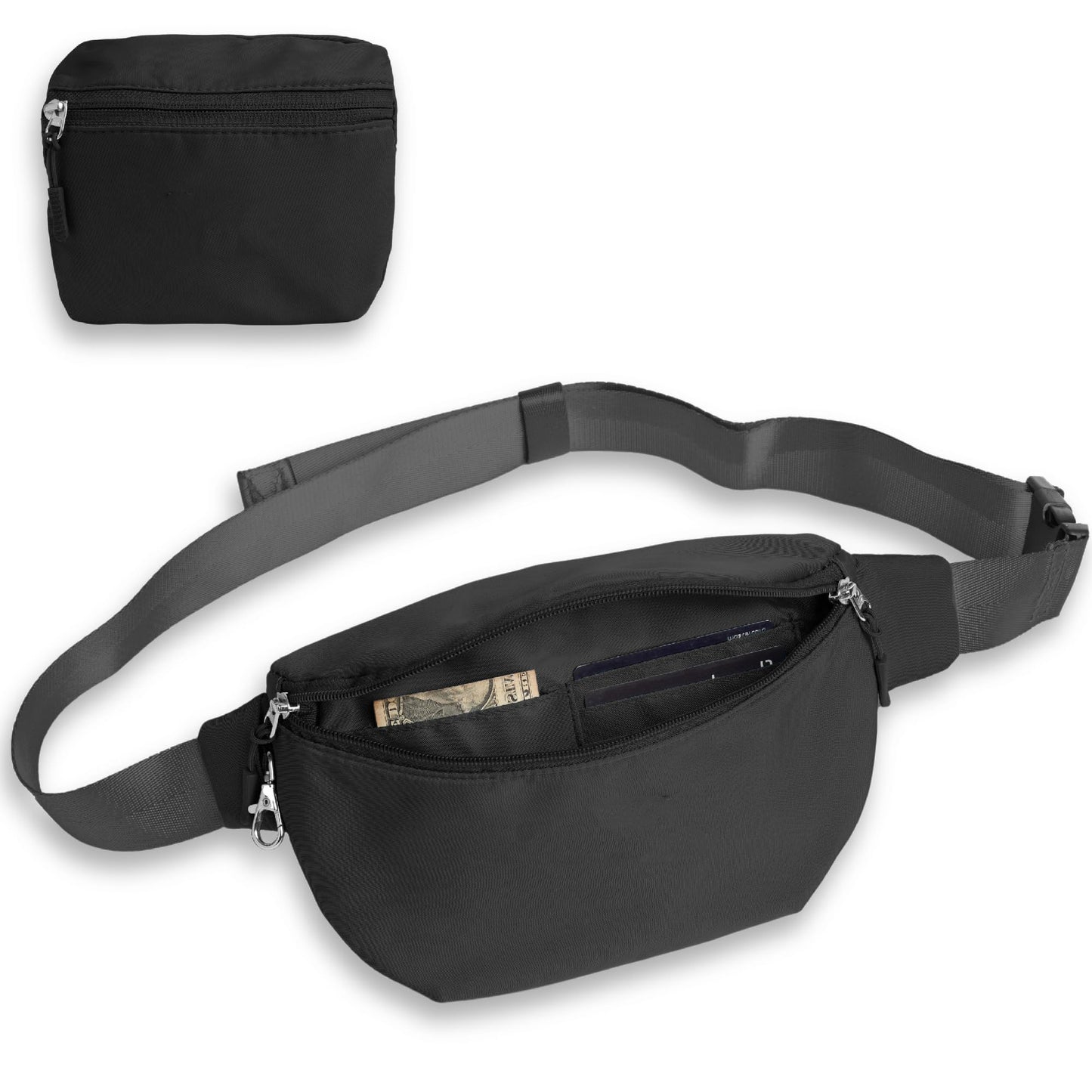 Unisex praktische Bauchtasche mit mehreren Fächern Karnz